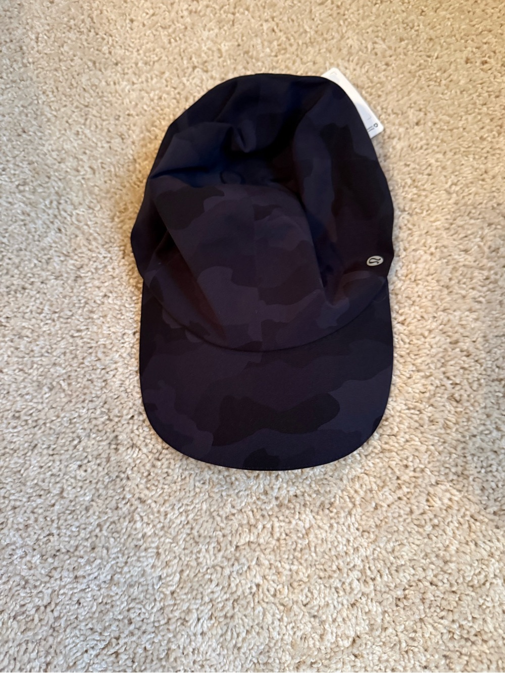 Lululemon Fast and Free Run Hat NWT black camo